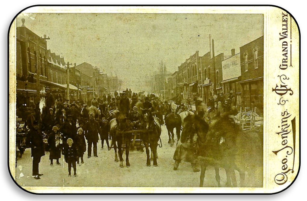 (Photo c1896: Main Street looking north from Mill Street)